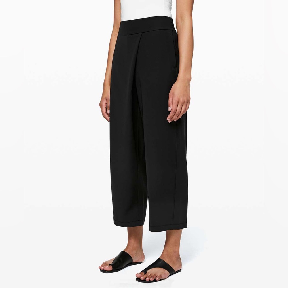 Lululemon With The Flow Pant Sz 2 Black